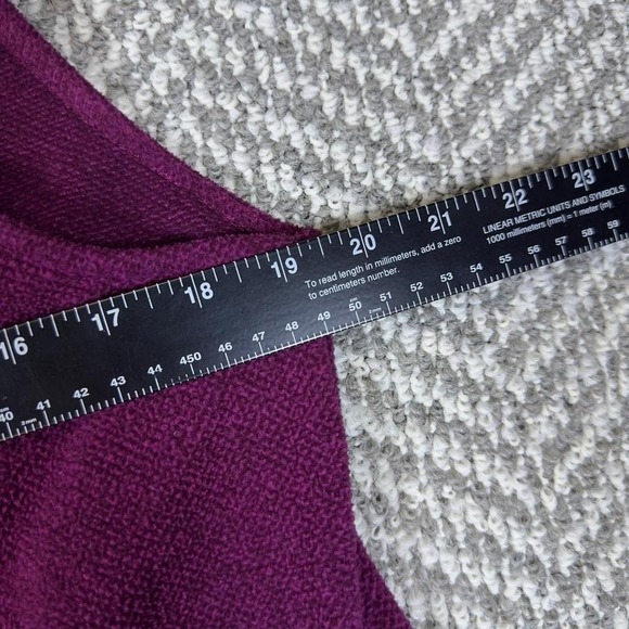 Carhartt Vest Womens M Purple Fleece Zip Outdoor Workwear - Picture 3 of 4